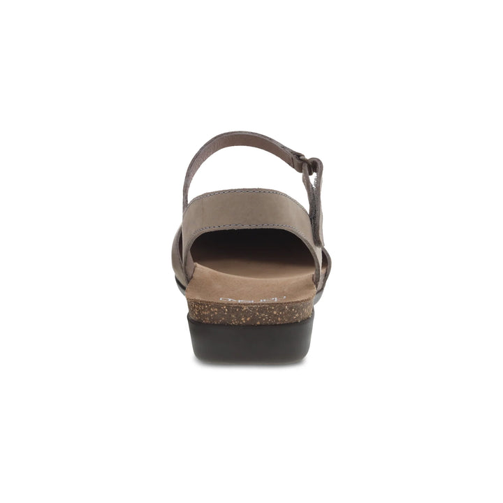 Dansko Women’s Rowan Milled Nubuck Taupe - Orleans Shoe Co.