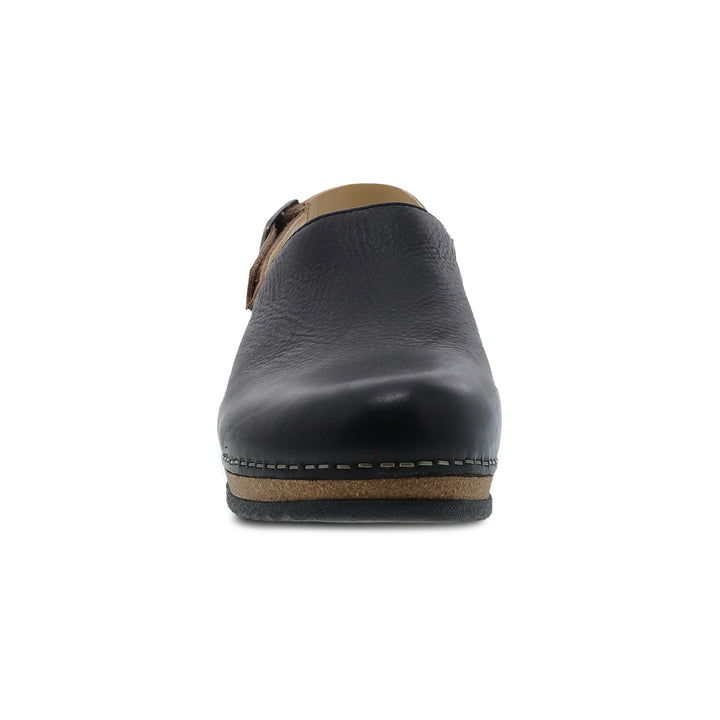 Dansko Women's Merrin Clog Waxy Milled Black - Orleans Shoe Co.