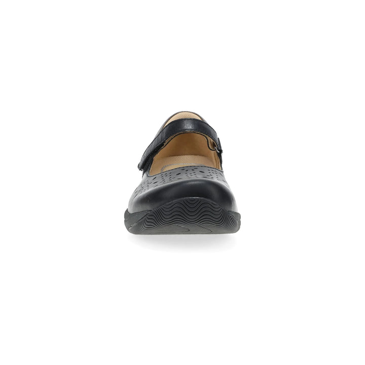 Dansko Women's Stacy Waxy Burnished Black - Orleans Shoe Co.