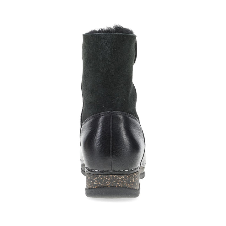 Dansko Women's McKenzie Waxy Milled Black - Orleans Shoe Co.