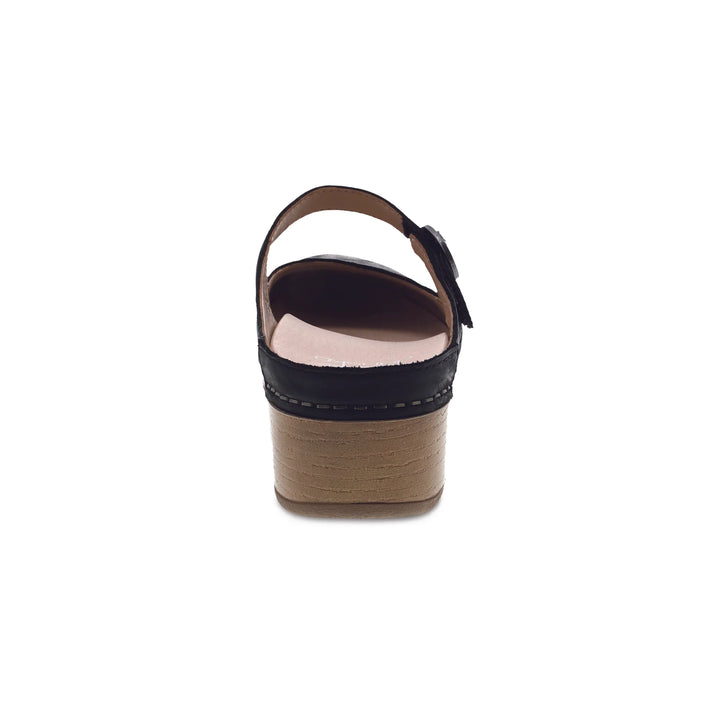 Dansko Women’s Bria Burnished Nubuck Black - Orleans Shoe Co.