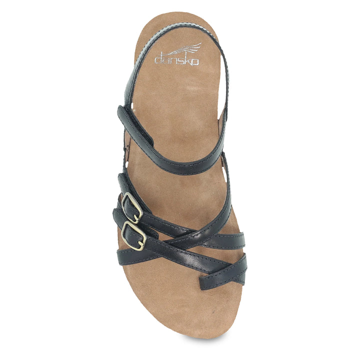 Dansko Women’s Roslyn Waxy Burnished Black - Orleans Shoe Co.