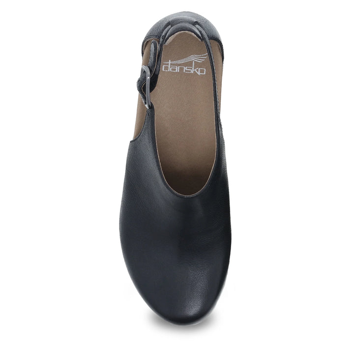 Dansko Women’s Sassy Milled Burnished Black - Orleans Shoe Co.