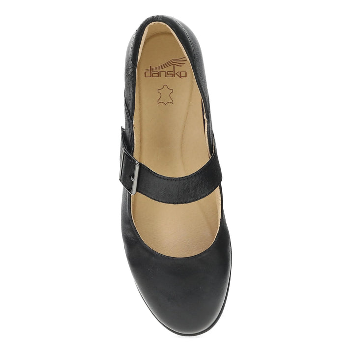 Dansko Women's Collette Burnished Nubuck Black - Orleans Shoe Co.