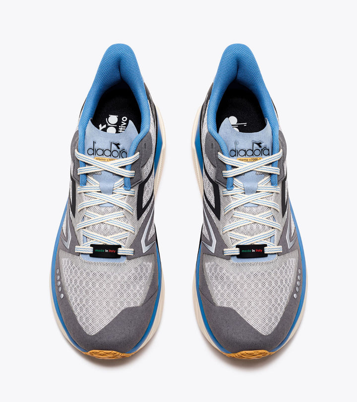 Diadora Men’s Atomo V7000-2 Silver Black Pacific - Orleans Shoe Co.