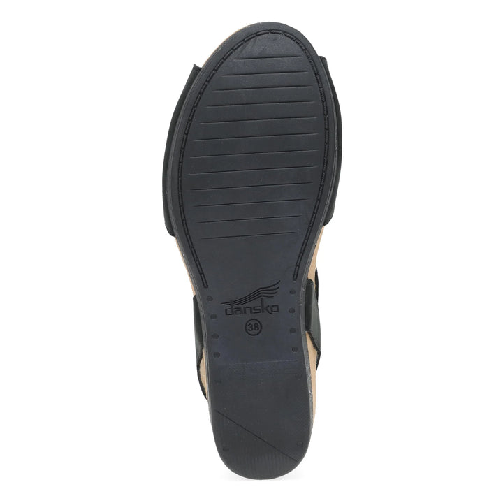 Dansko Women's Stella Milled Nubuck Black - Orleans Shoe Co.