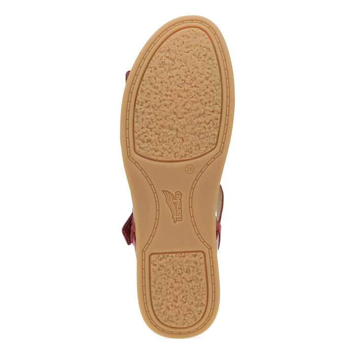 Dansko Women's Candace Burnished Nappa Red - Orleans Shoe Co.