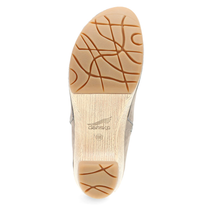 Dansko Women's Lizanne Milled Nubuck Taupe - Orleans Shoe Co.