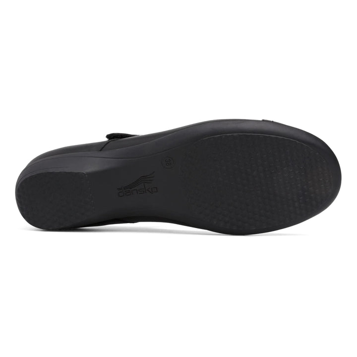 Dansko Women's Fawna Black Leather - Orleans Shoe Co.