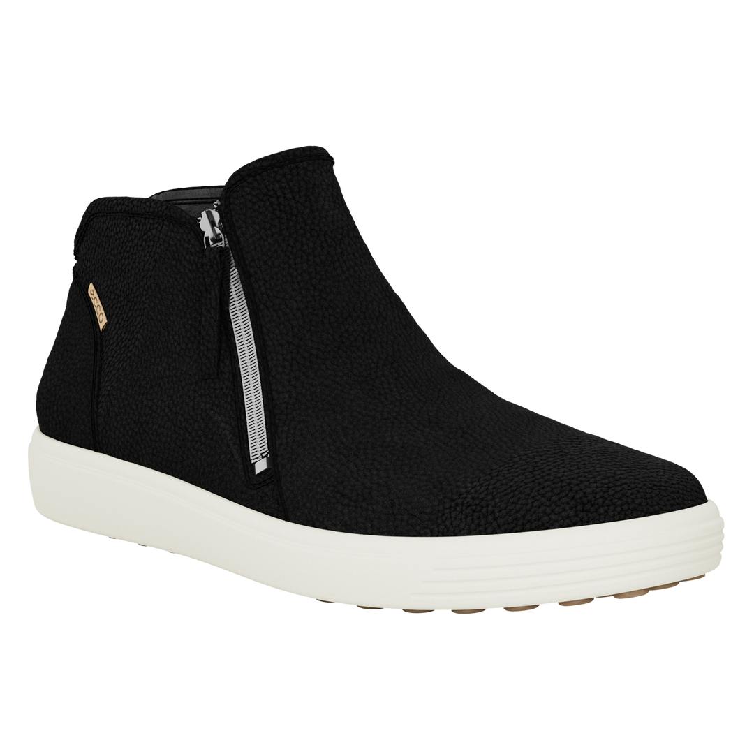 Ecco Women’s Soft 7 Low Boot Black 43024302001 - Orleans Shoe Co.
