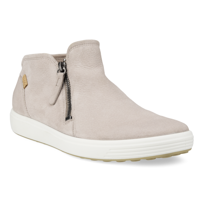 Ecco Women’s Soft 7 Low Boot Grey Rose 43024302386 - Orleans Shoe Co.
