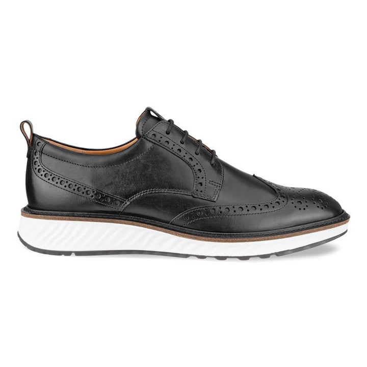 Ecco Men's St.1 Hybrid Wingtip Derby Black 83642411001 - Orleans Shoe Co.