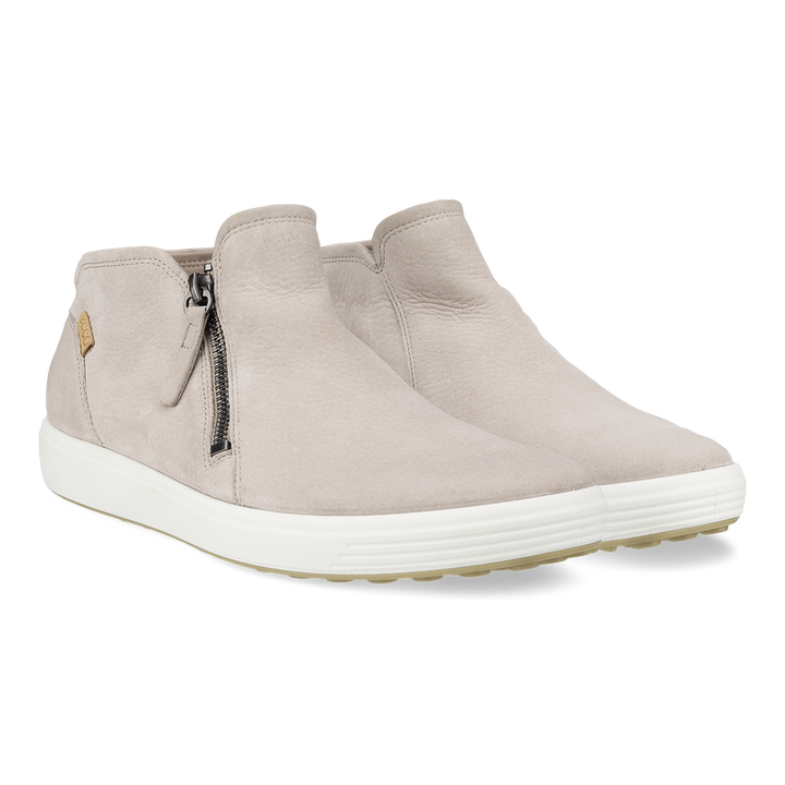 Ecco Women’s Soft 7 Low Boot Grey Rose 43024302386 - Orleans Shoe Co.