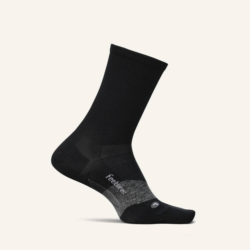 Feetures Elite Ultra Light Mini Crew Black - Orleans Shoe Co.