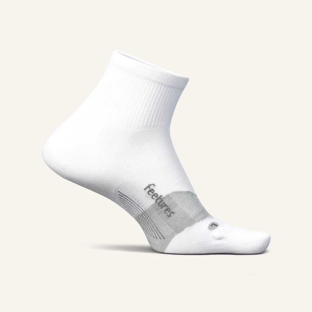 Feetures Elite Ultra Light Quarter White - Orleans Shoe Co.