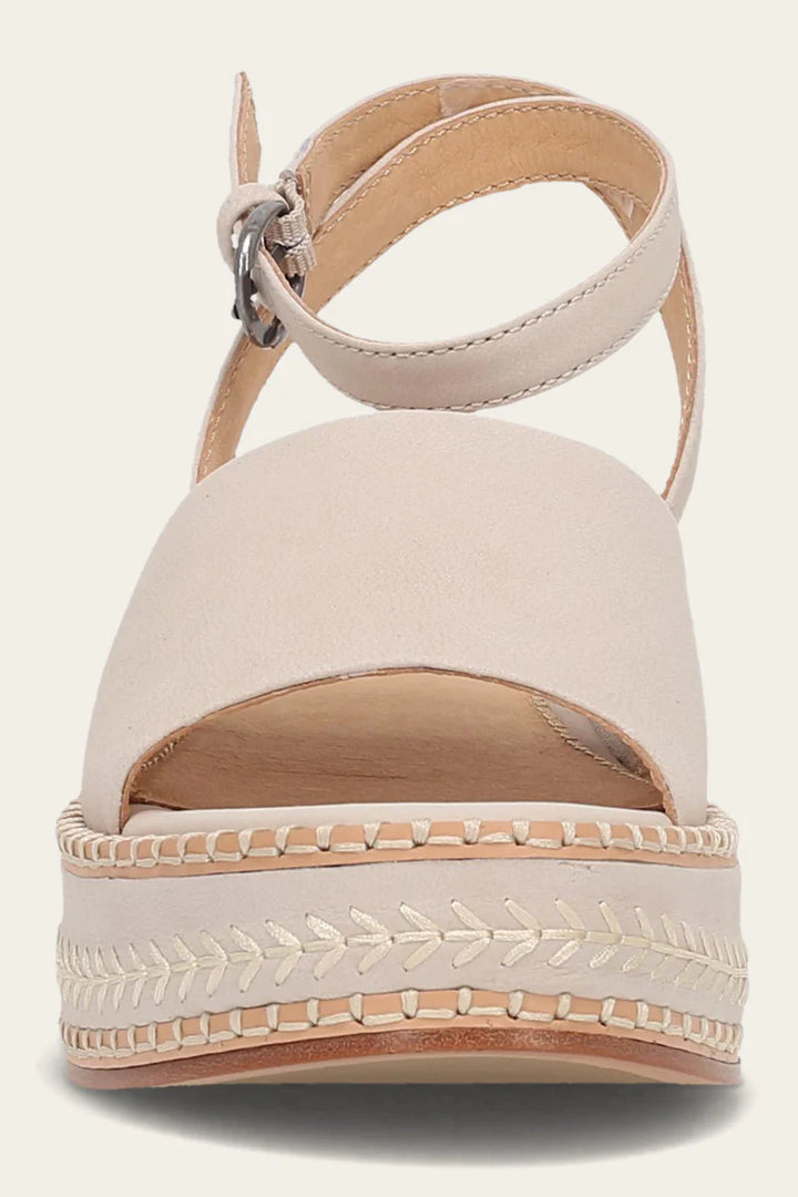 Frye Women’s Joy Ankle Strap Platform Sandal Ivory - Orleans Shoe Co.