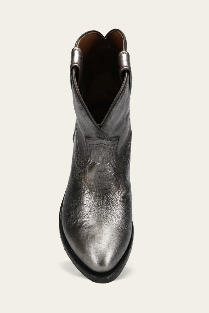Frye Billy Short Cowboy Boot Dark Pewter - Orleans Shoe Co.