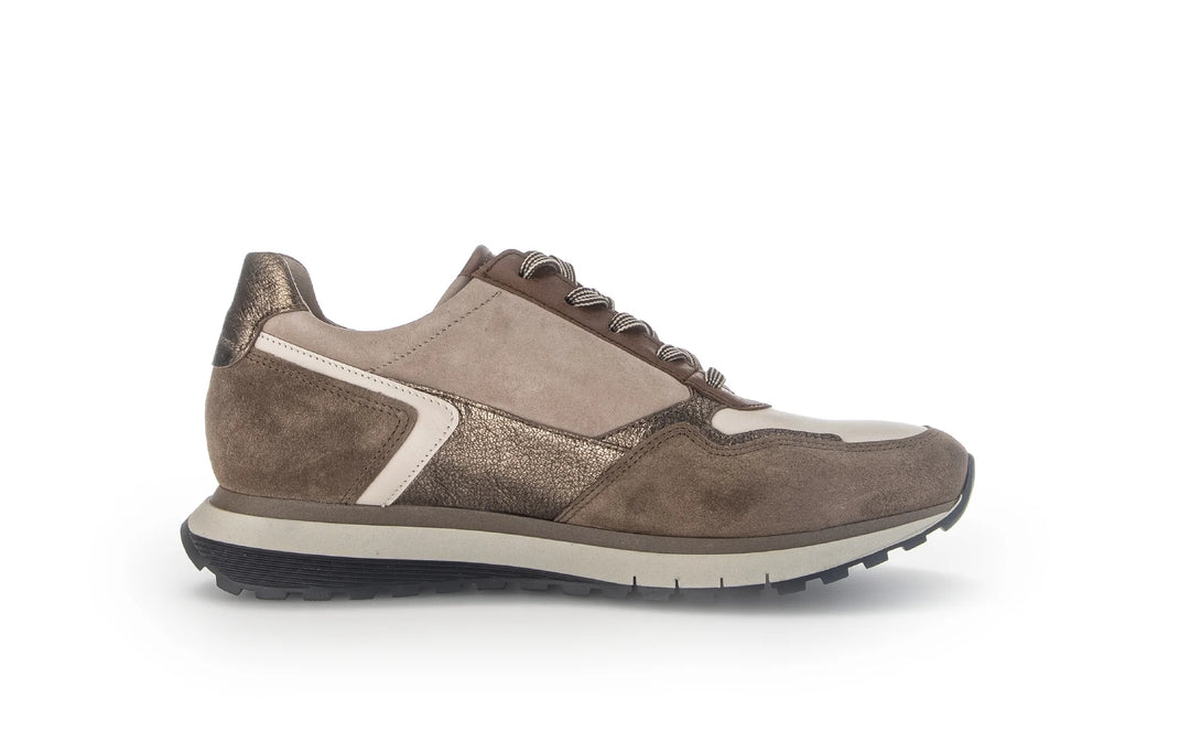 Gabor Women’s 36.378.55 Lavaredo Velour Met Latte Farro Champ - Orleans Shoe Co.