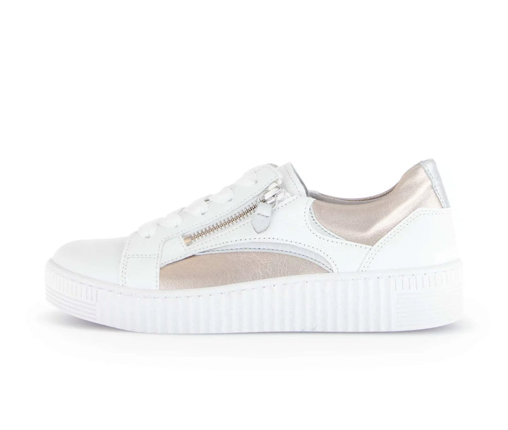 Gabor Women's 63.330.21 Weiss Silber Puder - Orleans Shoe Co.