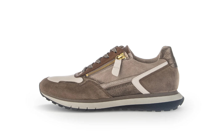 Gabor Women’s 36.378.55 Lavaredo Velour Met Latte Farro Champ - Orleans Shoe Co.