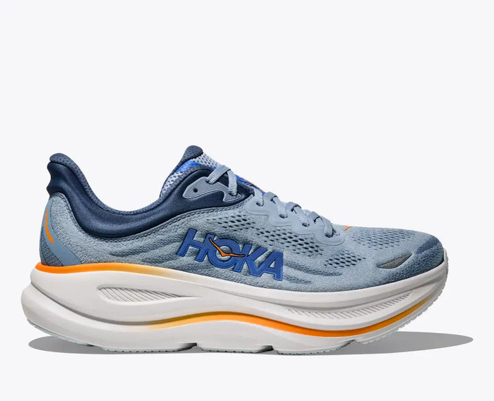 Hoka Men's Bondi 9 Drizzle Downpour - Orleans Shoe Co.