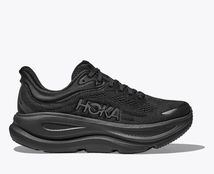 Hoka Men's Bondi 9 Black Black - Orleans Shoe Co.