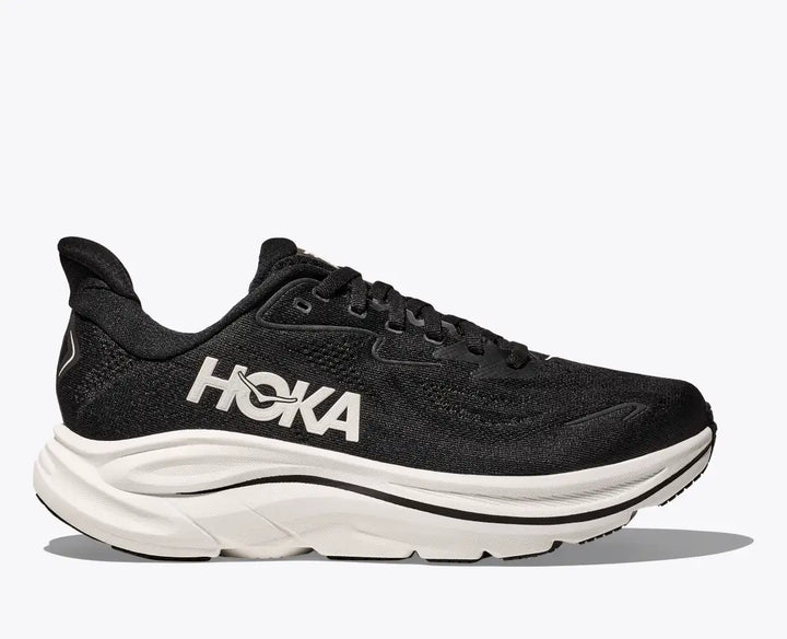 Hoka Men's Clifton 10 Black White - Orleans Shoe Co.