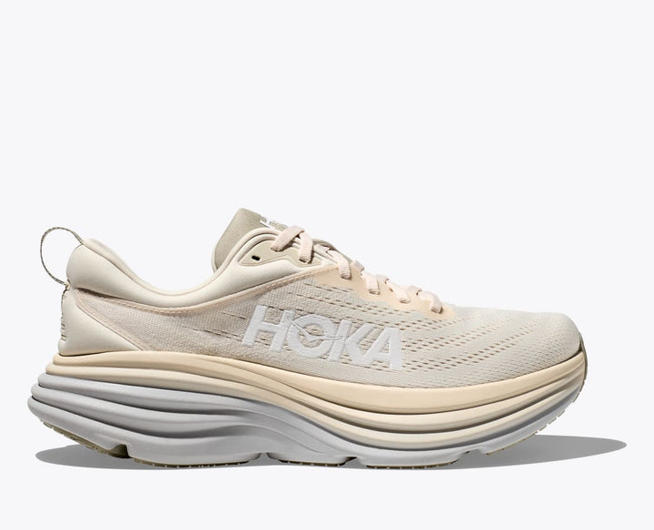 Hoka Men’s Bondi 8 Oak Milk Barley - Orleans Shoe Co.