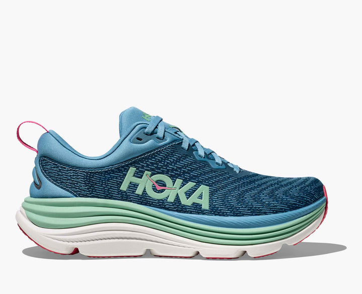 Hoka Women's Gaviota 5 Alpine Blue Jadeite - Orleans Shoe Co.