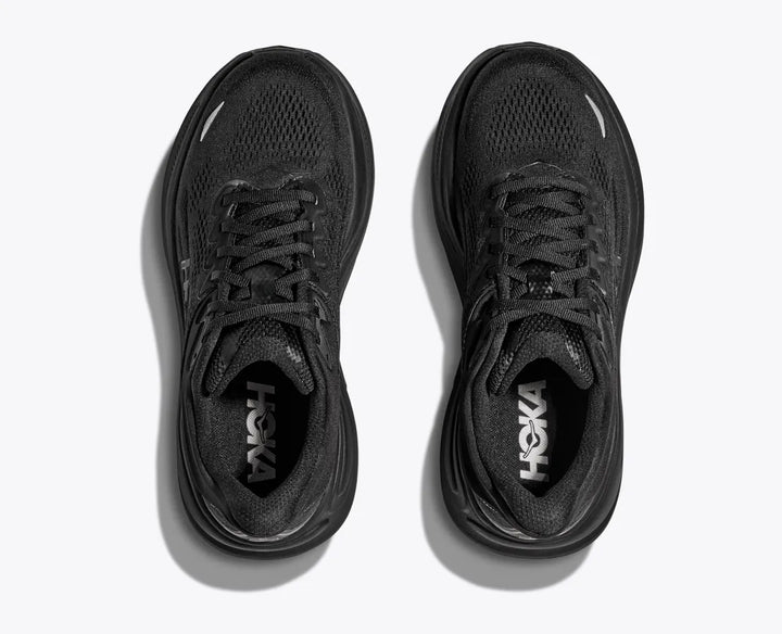 Hoka Men's Bondi 9 Black Black - Orleans Shoe Co.
