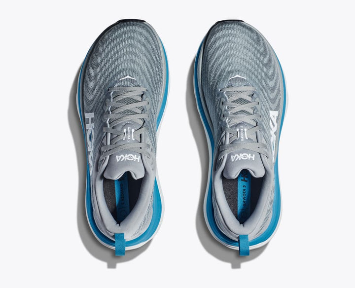 Hoka Men’s Gaviota 5 Limestone Diva Blue - Orleans Shoe Co.