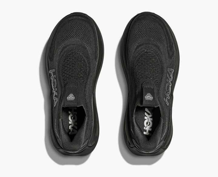 Hoka Men's Skyward Laceless Black Black - Orleans Shoe Co.