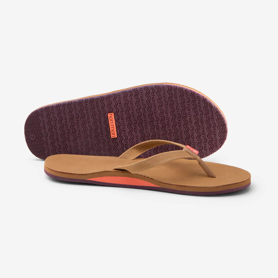 Hari Mari Women’s Flip Flop Fields Tan Fig - Orleans Shoe Co.