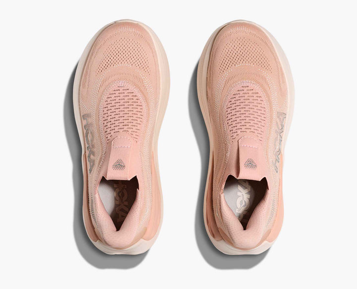 Hoka Women's Skyward Laceless Rose Latte Rose Cream - Orleans Shoe Co.