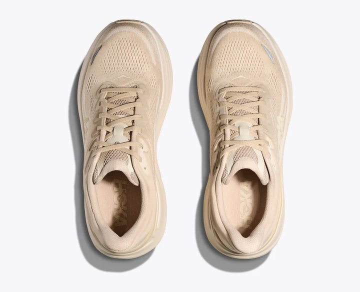 Hoka Men's Bondi 9 Oatmeal Oak Milk - Orleans Shoe Co.