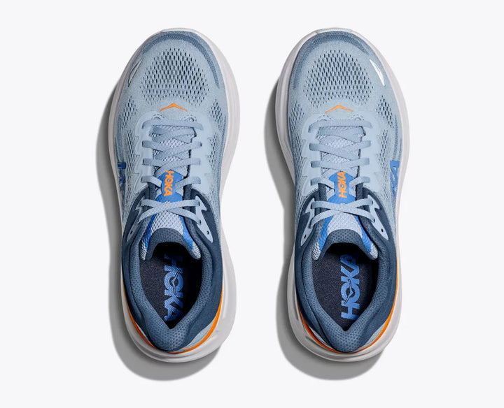 Hoka Men's Bondi 9 Drizzle Downpour - Orleans Shoe Co.