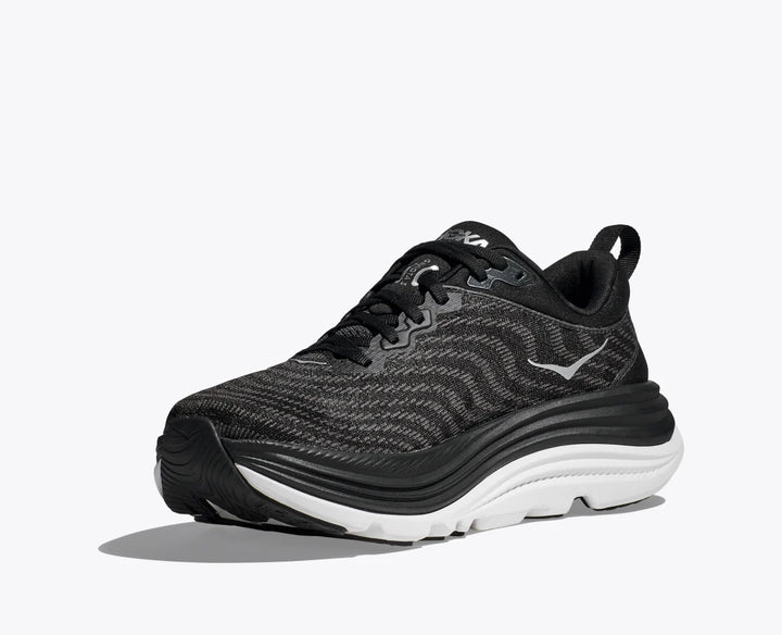 Hoka Men’s Gaviota 5 Black White - Orleans Shoe Co.