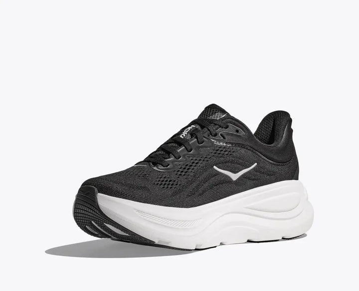 Hoka Men's Bondi 9 Black White - Orleans Shoe Co.