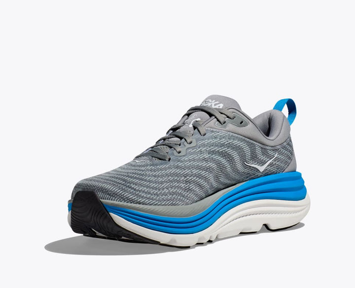 Hoka Men’s Gaviota 5 Limestone Diva Blue - Orleans Shoe Co.