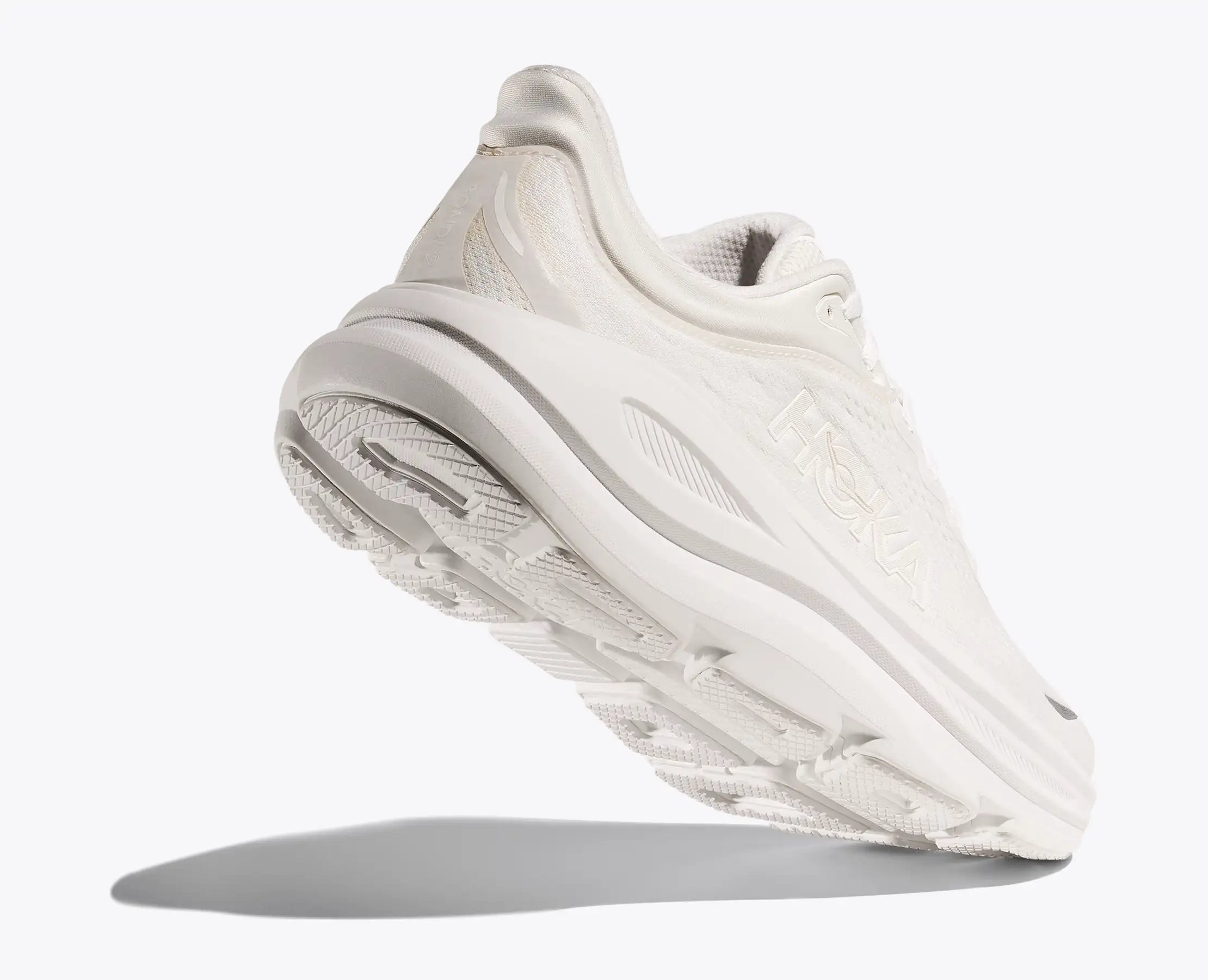 Hoka Women's Bondi 9 White White | Orleans Shoe Co.