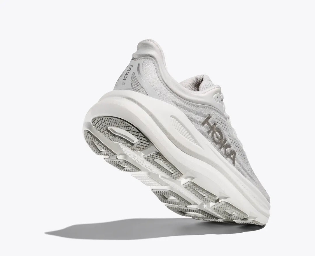 Hoka Women's Bondi 9 Stardust Silver - Orleans Shoe Co.