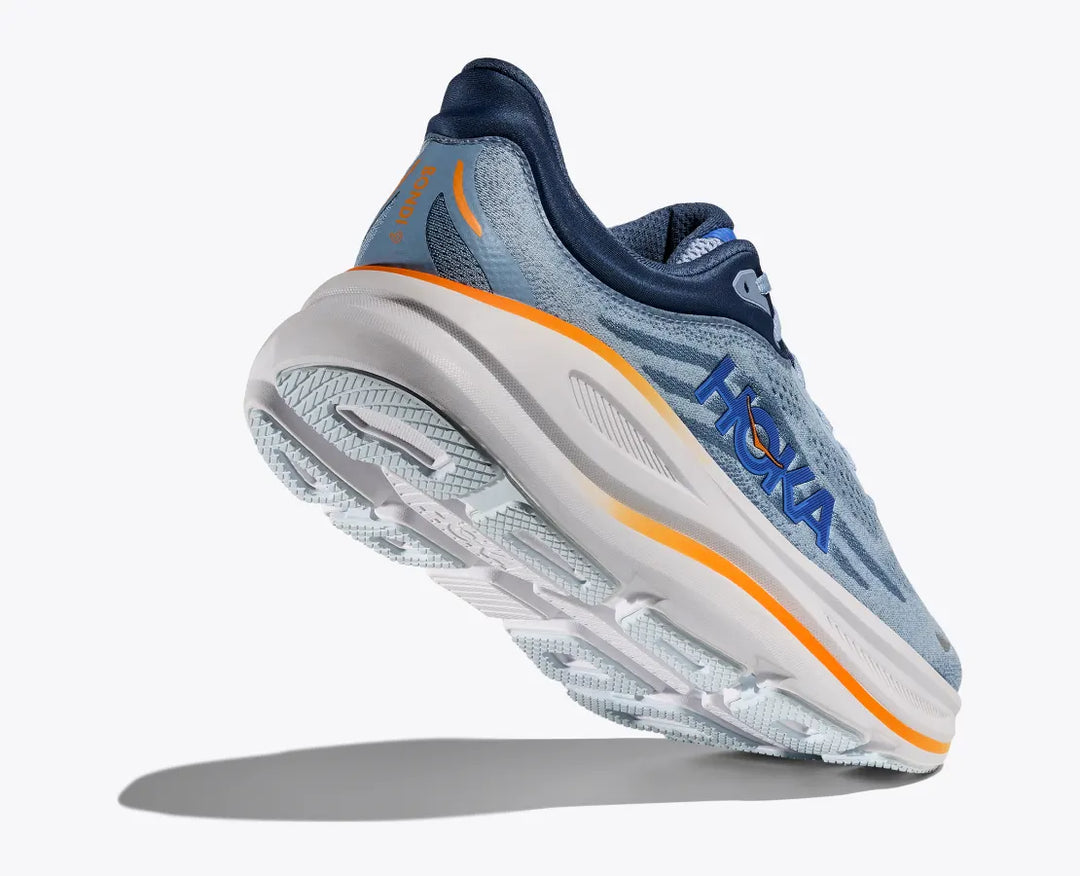 Hoka Men's Bondi 9 Drizzle Downpour - Orleans Shoe Co.