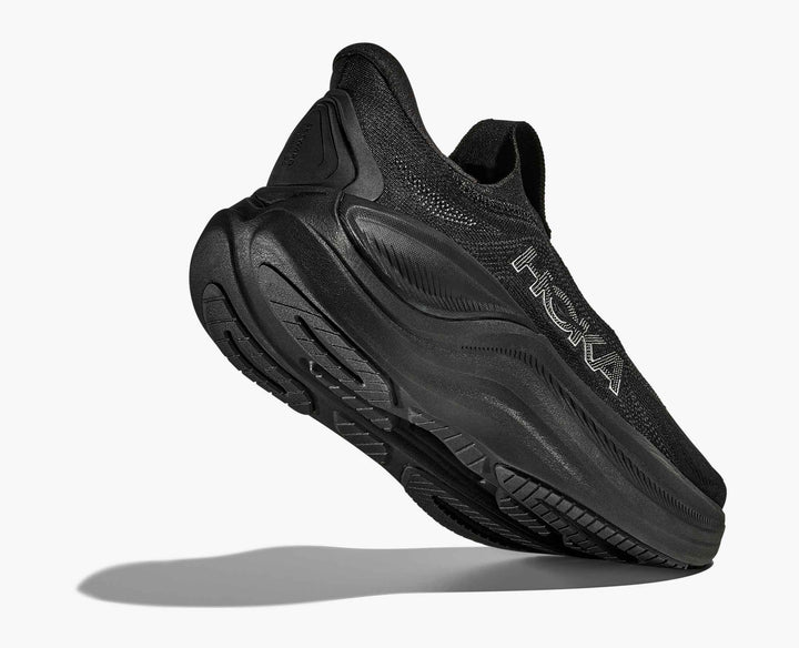Hoka Men's Skyward Laceless Black Black - Orleans Shoe Co.
