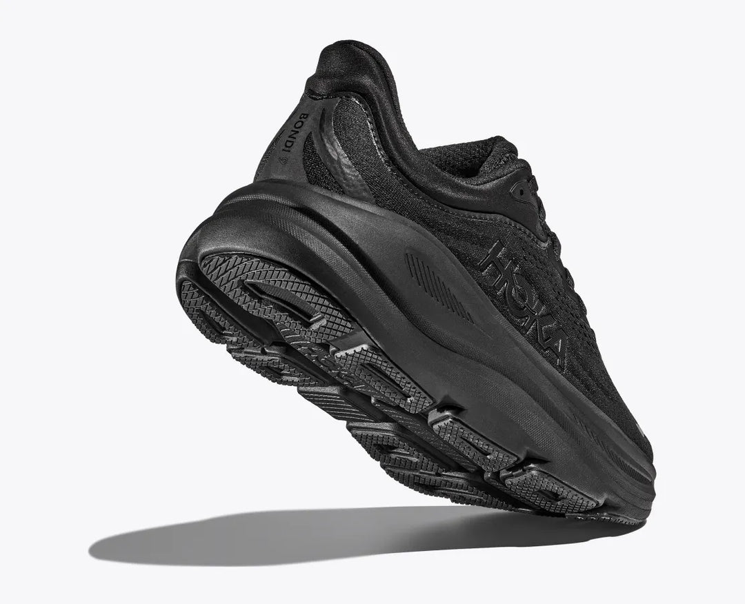 Hoka Men's Bondi 9 Black Black - Orleans Shoe Co.