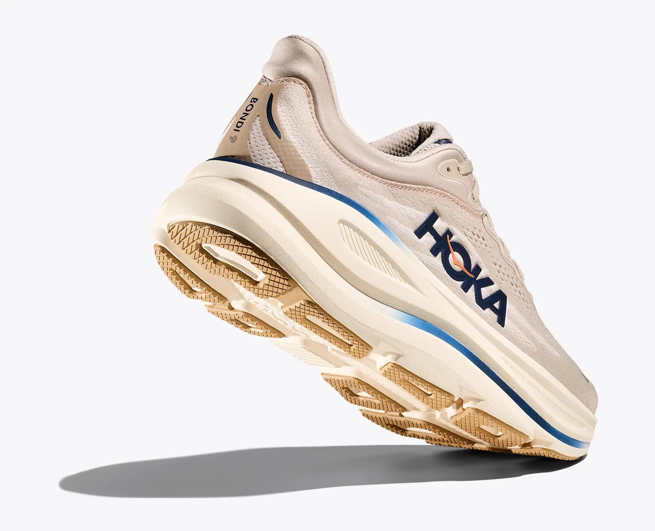 Hoka Men's Bondi 9 Stucco Grout – Orleans Shoe Co.