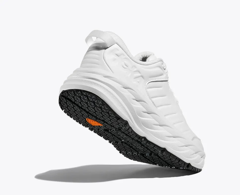 Hoka Women's Bondi Slip Resistant Frost Frost – Orleans Shoe Co.