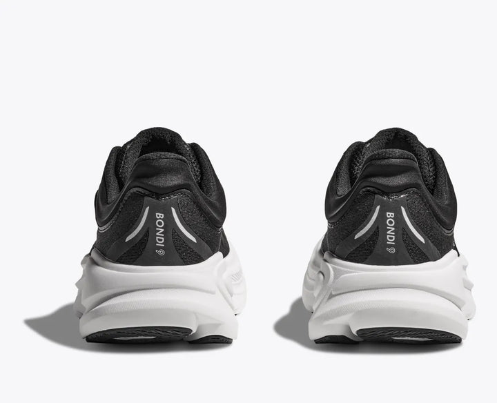Hoka Men's Bondi 9 Black White - Orleans Shoe Co.