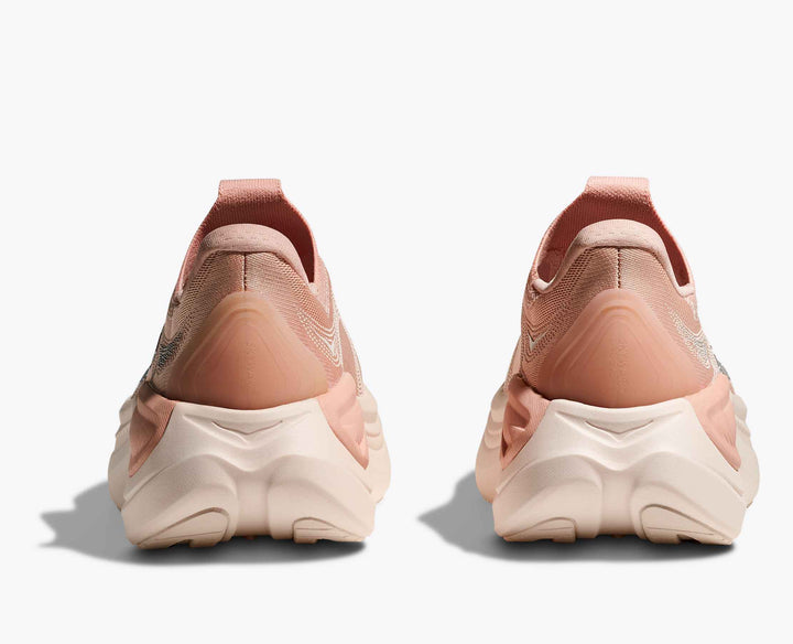 Hoka Women's Skyward Laceless Rose Latte Rose Cream - Orleans Shoe Co.