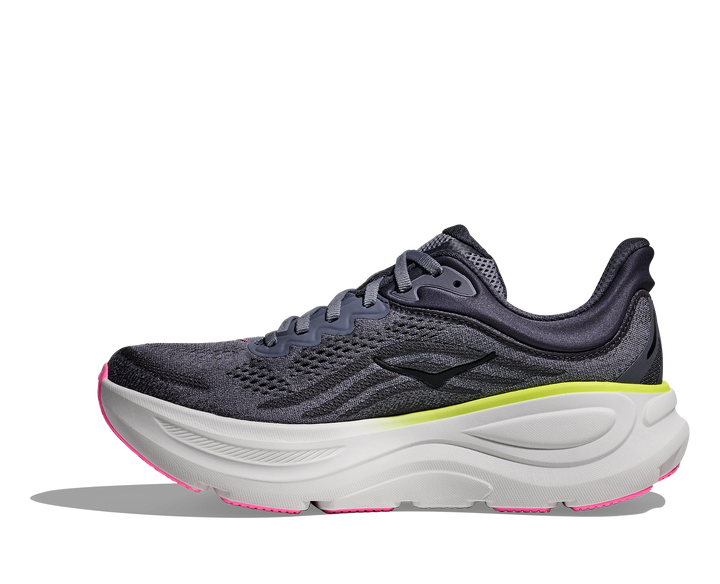 Hoka Women's Bondi 9 Charcoal Grey Grey Skies - Orleans Shoe Co.
