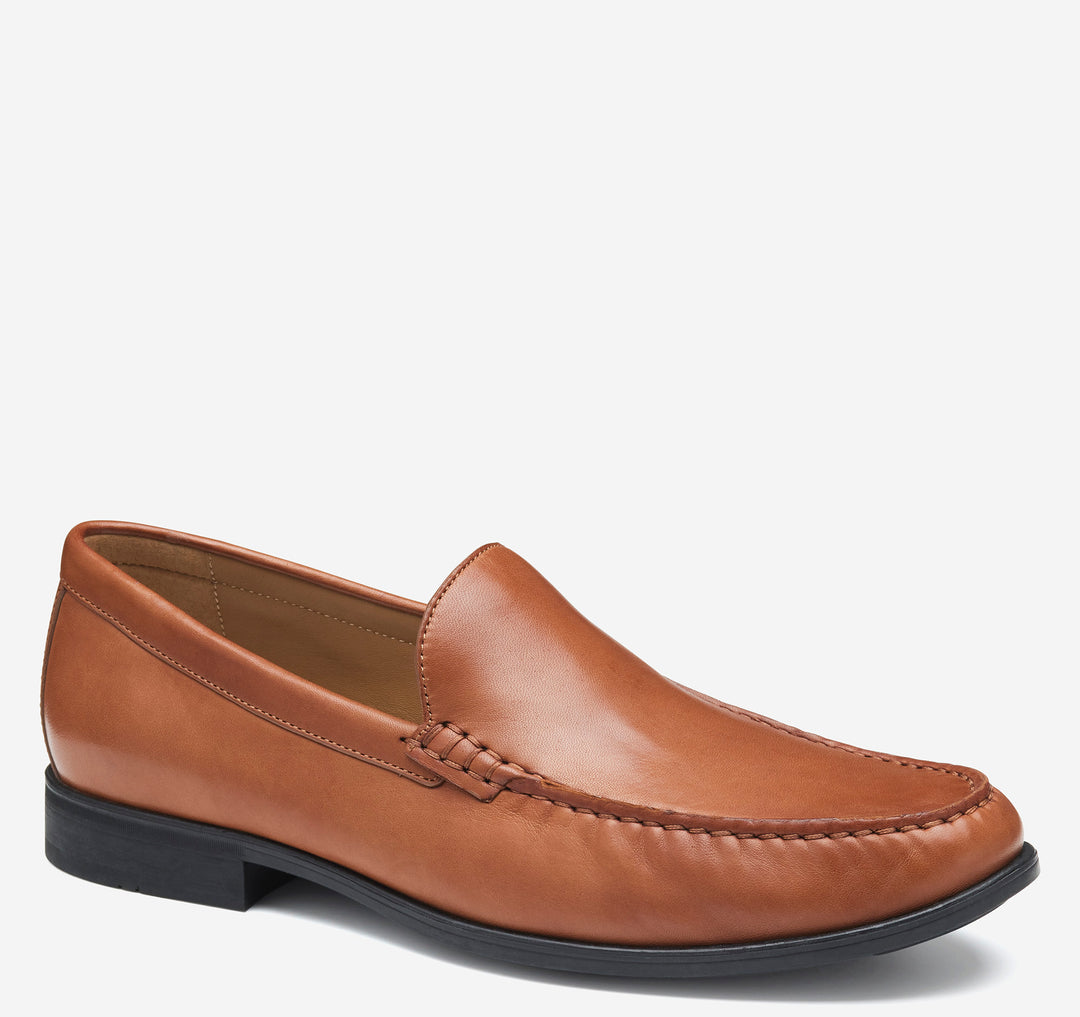 Johnston & Murphy Men's Harrison Venetian Cognac Sheepskin - Orleans Shoe Co.